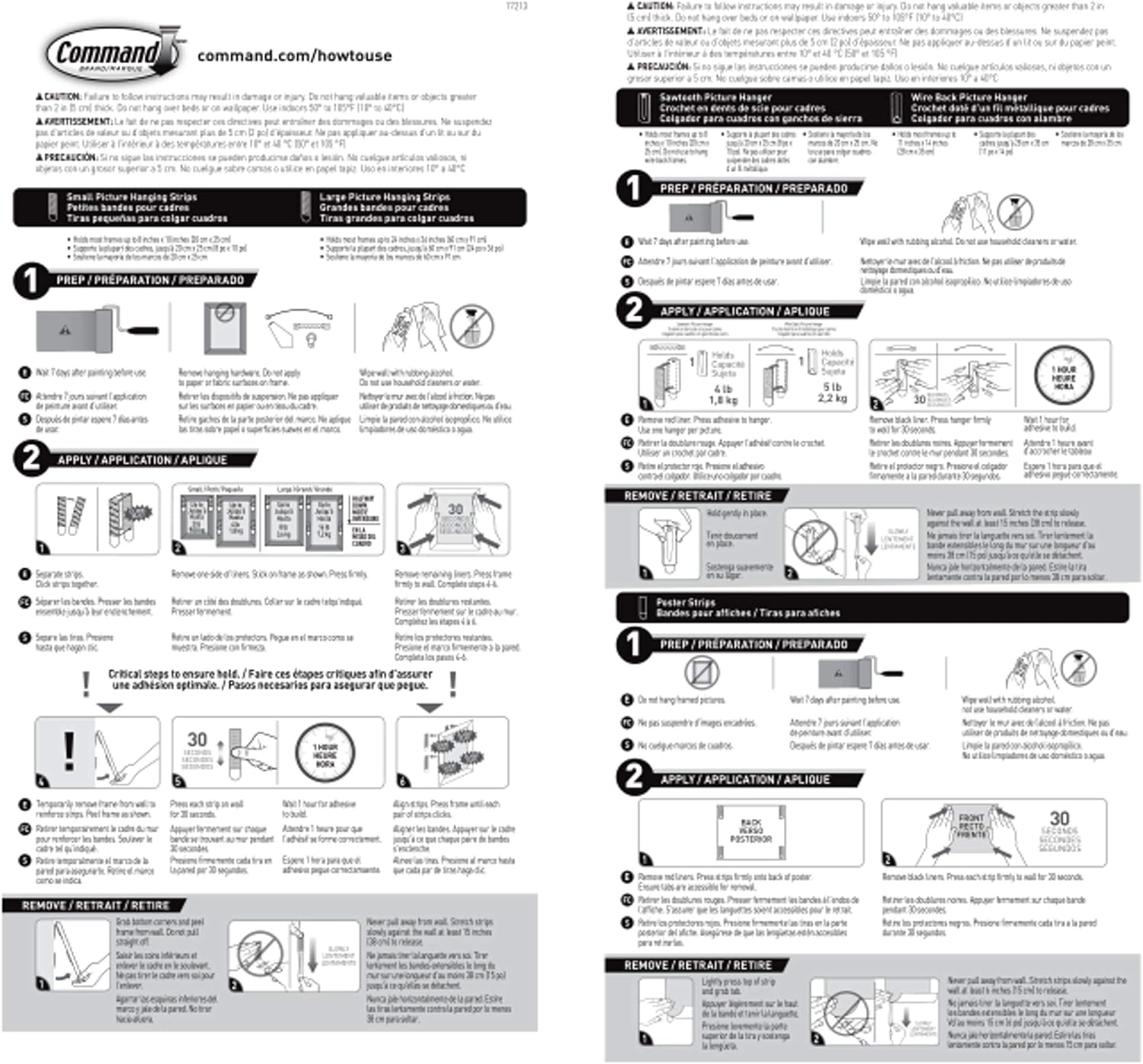 Command Picture Hanging Kit – No-Hammer Wall Hanging Strips Safe for Renters and Shared Walls