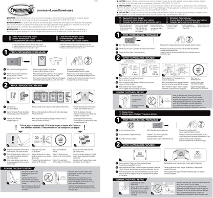 Command Picture Hanging Kit – No-Hammer Wall Hanging Strips Safe for Renters and Shared Walls