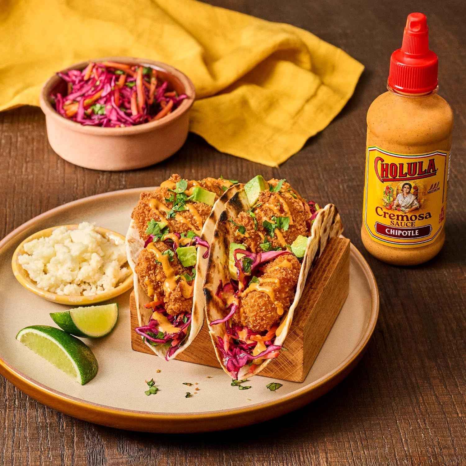 Cholula Chipotle Cremosa Sauce – Unique Birthday Gift for Mom and Women Who Love Mexican Cooking, Creamy Taco Topping, 8 fl oz