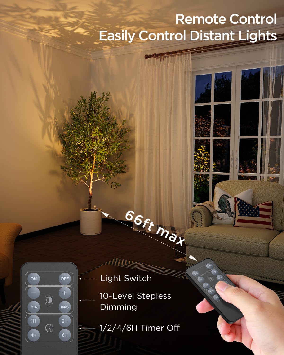 compact 4.1-inch matte black abs housing, lightweight at 1.01 pounds per unit