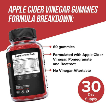 ORPHIC NUTRITION Apple Cider Vinegar Gummies – Daily Wind-Down Ritual for Gut Health and Mindful Detox Support
