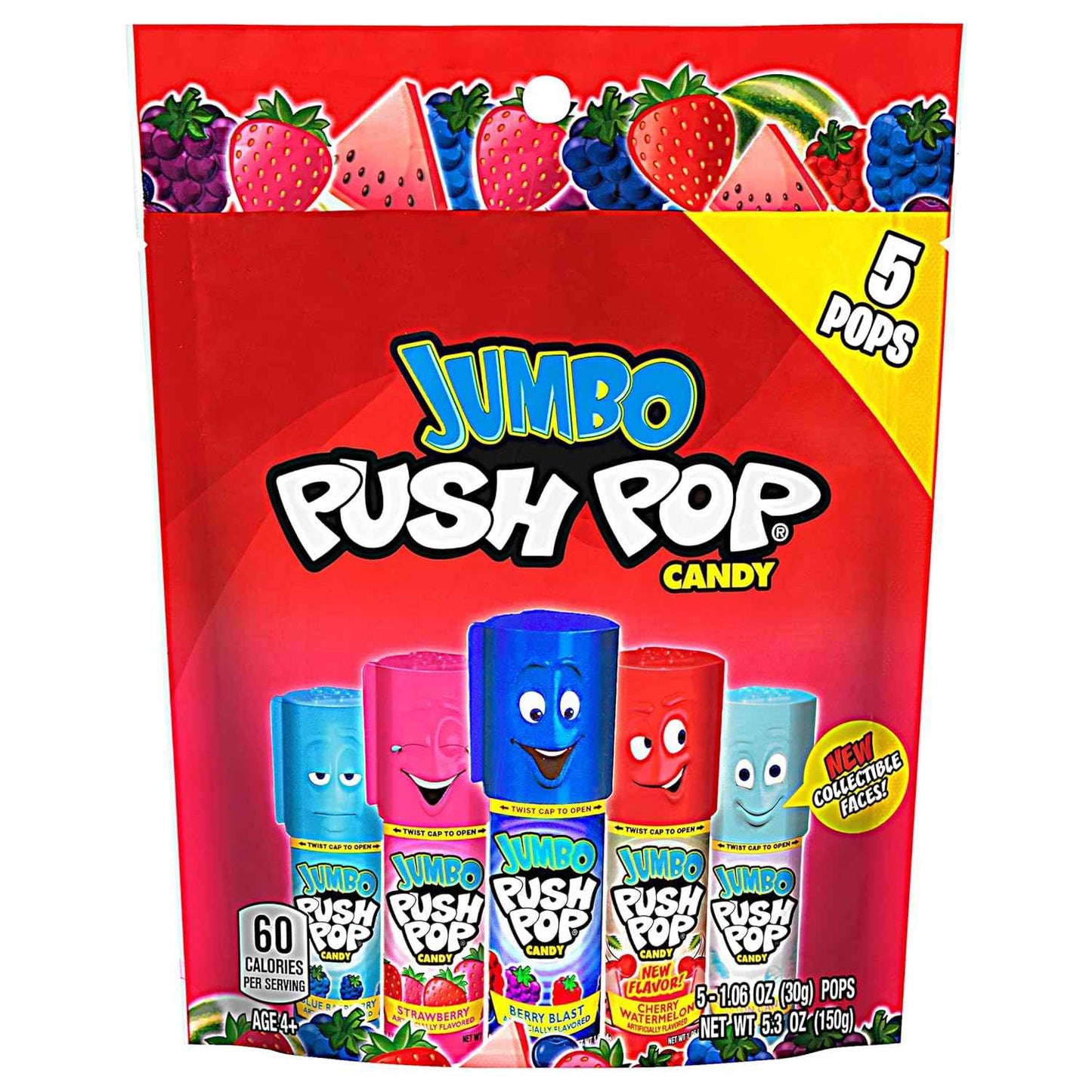 Bazooka Push Pop Jumbo Lollipops – Nostalgic Birthday Gift for Kids Goody Bags