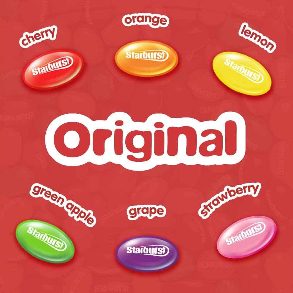 STARBURST Original Jelly Beans Chewy Candy, 14 oz Bag – Colorful Easter Basket Candy Safe for Kids and Toddlers