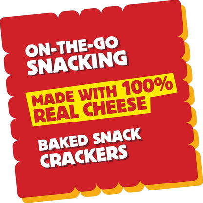 Cheez-It Snack Mix, Simple Pantry Snack Box, 12 Pre-Portioned Pouches for Clutter-Free Lunchbox Packing