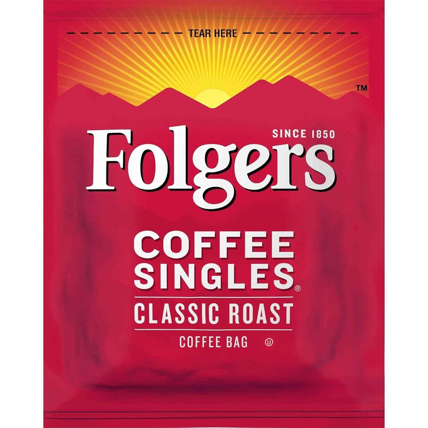 Folgers Coffee Singles – Quick Desk-Side Coffee for Focused Work Mornings, 19 Count Box