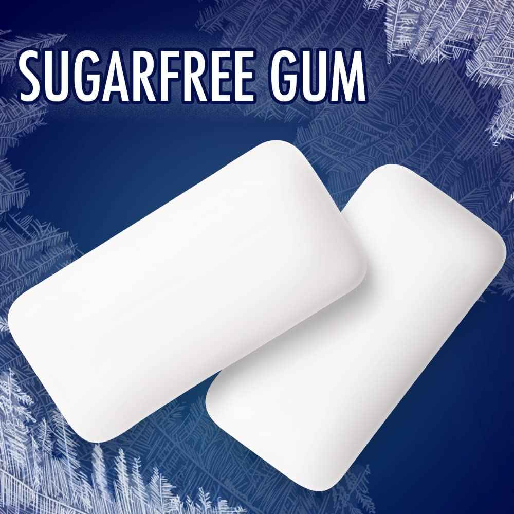 ECLIPSE Winterfrost Sugar Free Chewing Gum – Resealable Travel Pack for Rideshare Drivers and Passenger Comfort
