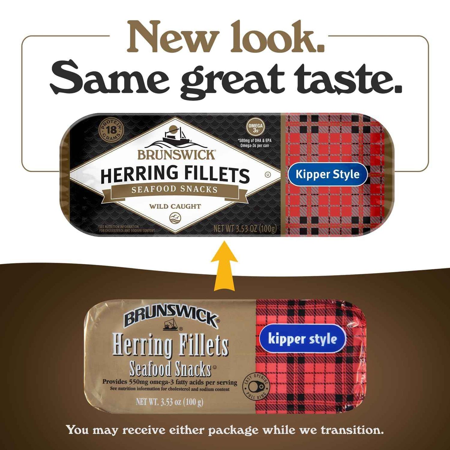 Brunswick Golden Smoked Herring Fillets – Clean-Eating Seafood Snack for Low-Carb Wellness Routines