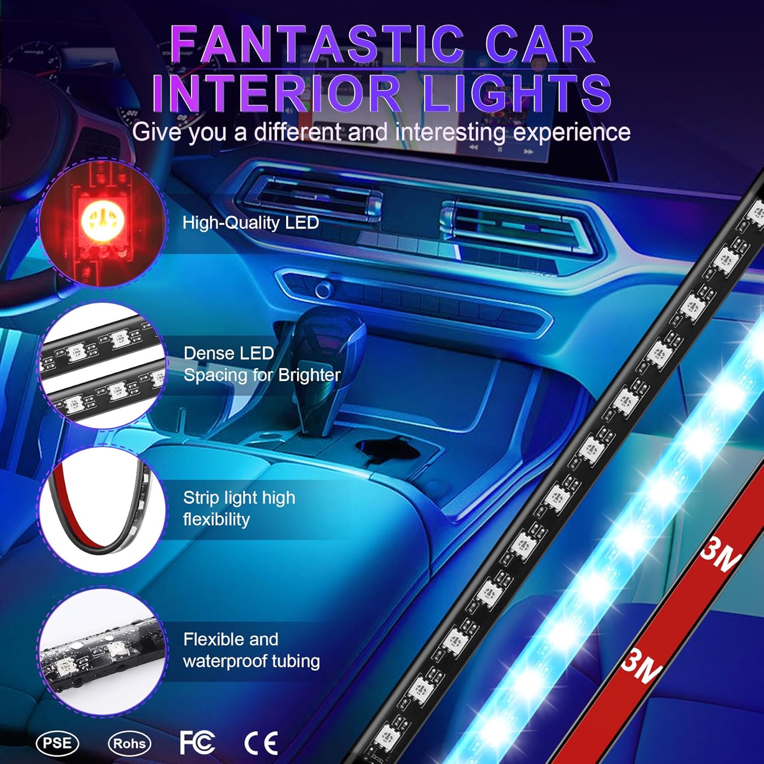 compatibility spanning car, home, ktv, and party decoration