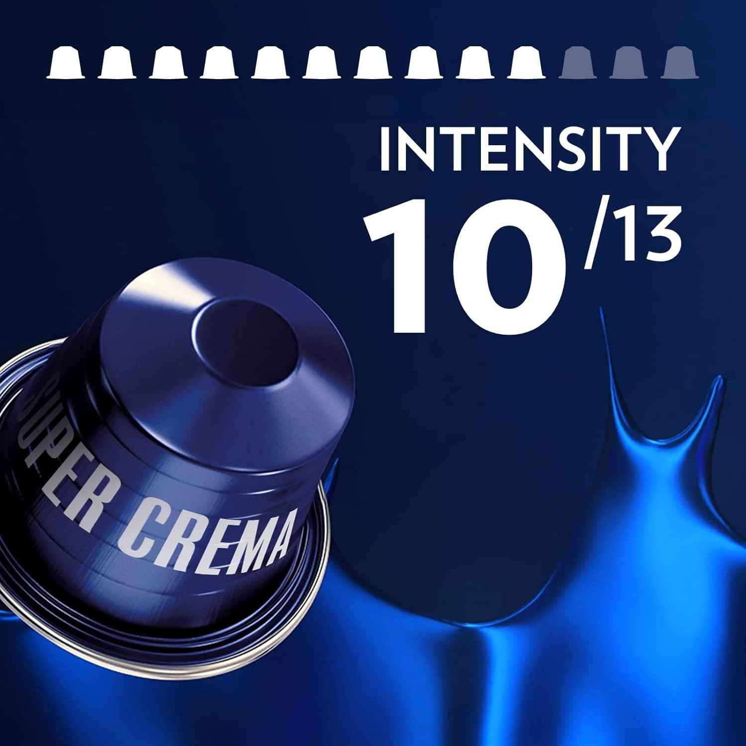Lavazza Super Crema Aluminum Capsules for Nespresso Original Machines – Italian-Style Coffee Gift for Mom's Birthday