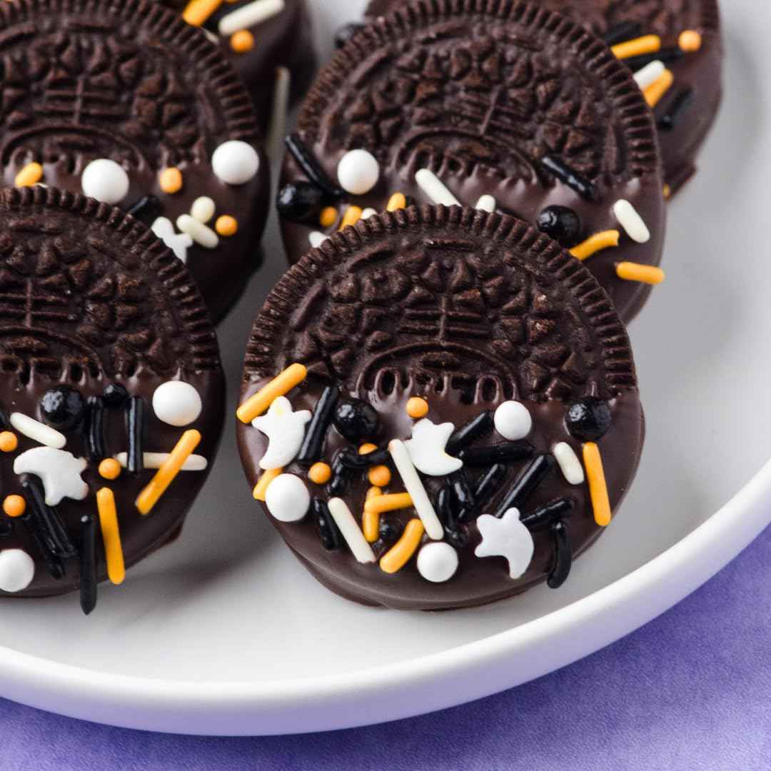 Sweets Indeed Natural Dye Free Halloween Sprinkles – Clean Ingredient Edible Topping for Mindful Bakers
