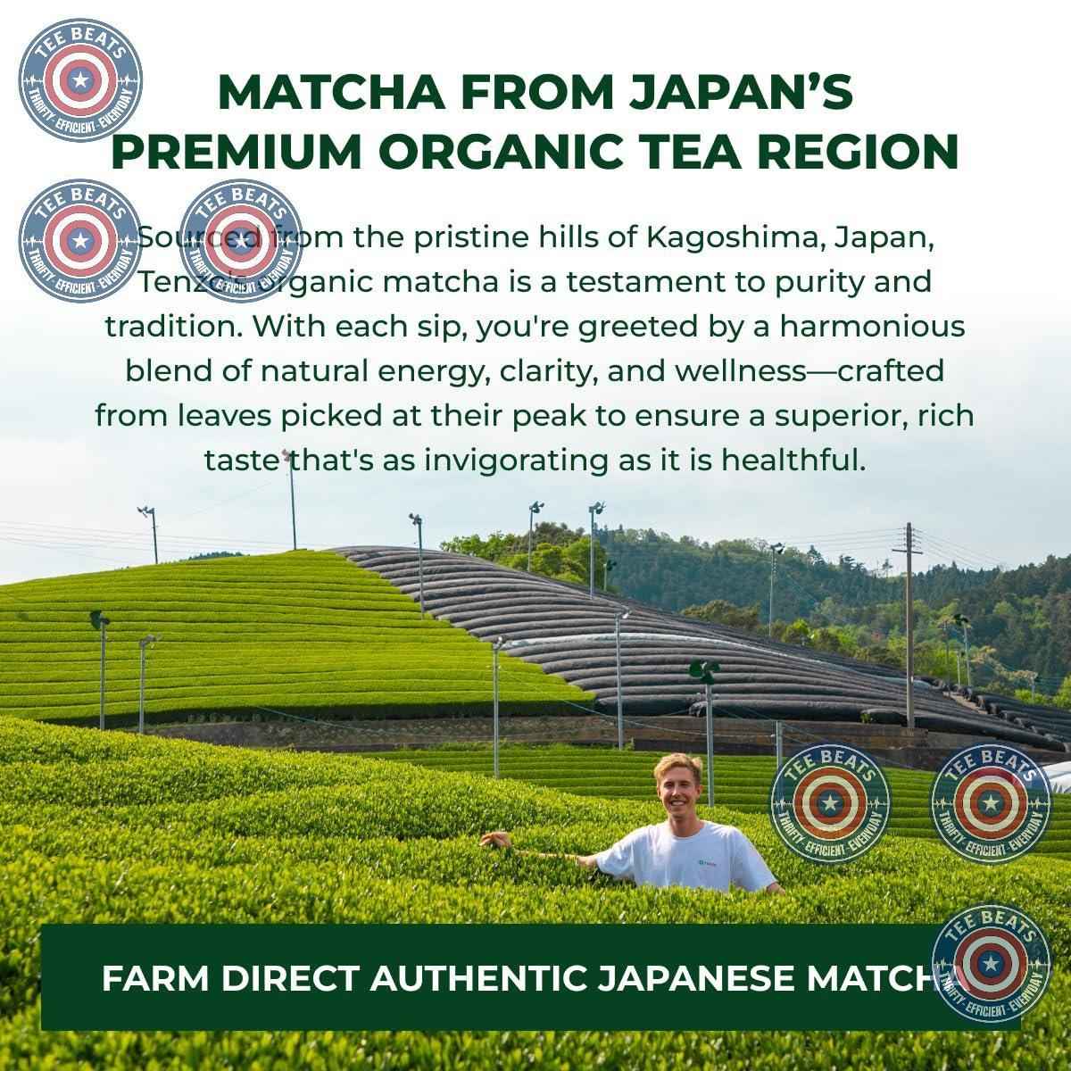 Tenzo Matcha Green Tea Powder – Clean-Label Organic Ceremonial Blend for the Intentional Kitchen Counter