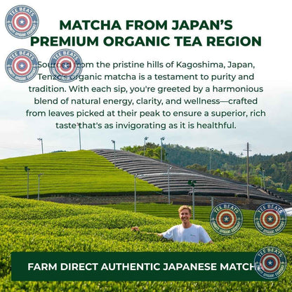 Tenzo Matcha Green Tea Powder – Clean-Label Organic Ceremonial Blend for the Intentional Kitchen Counter