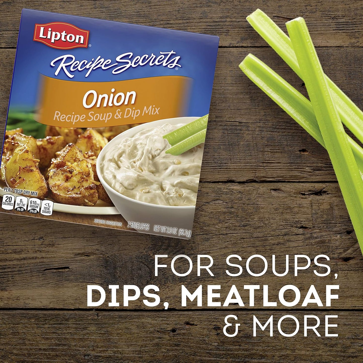 compatible with dip preparations such as french onion dip and spinach dip