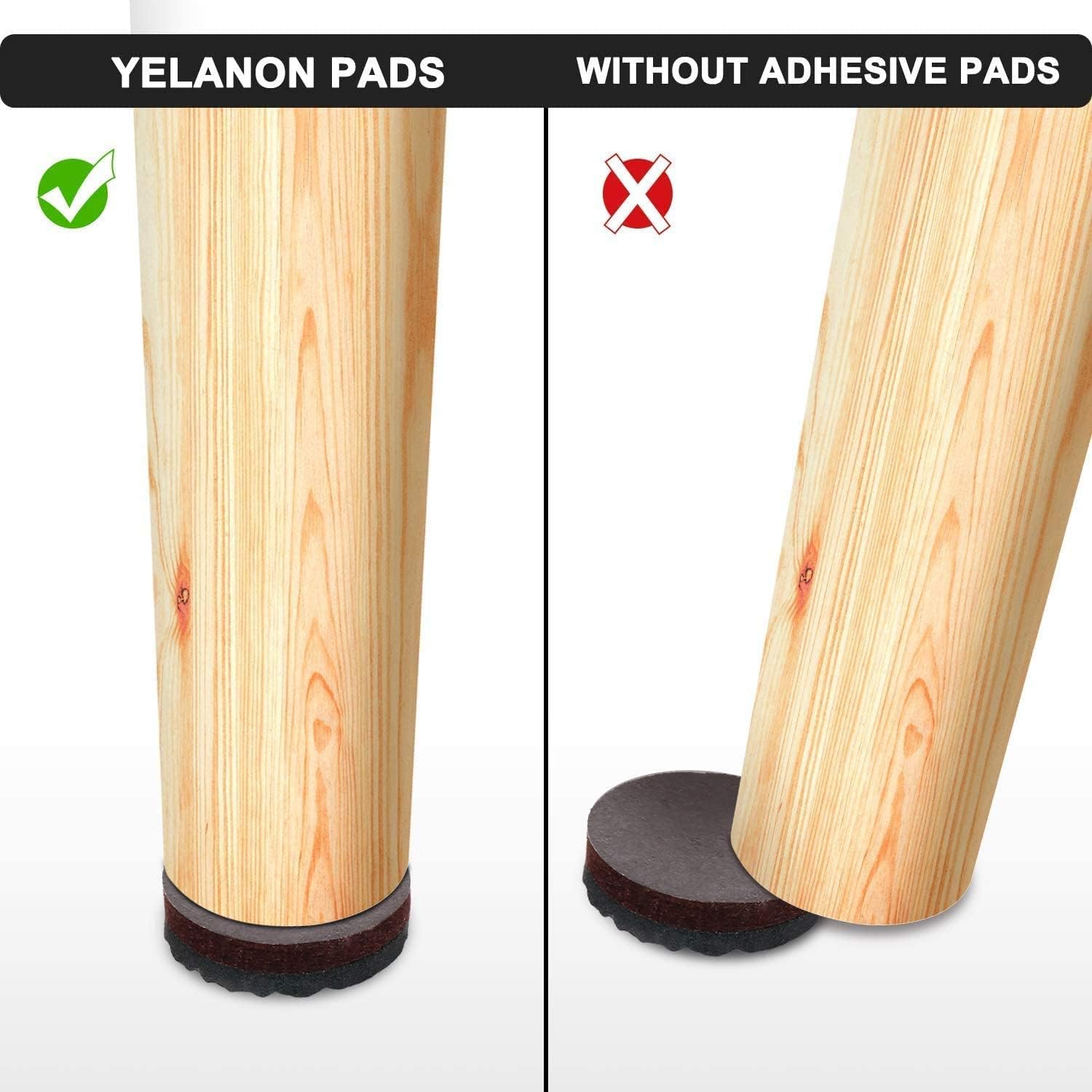 compatible with hardwood, wood, laminate, and tile flooring