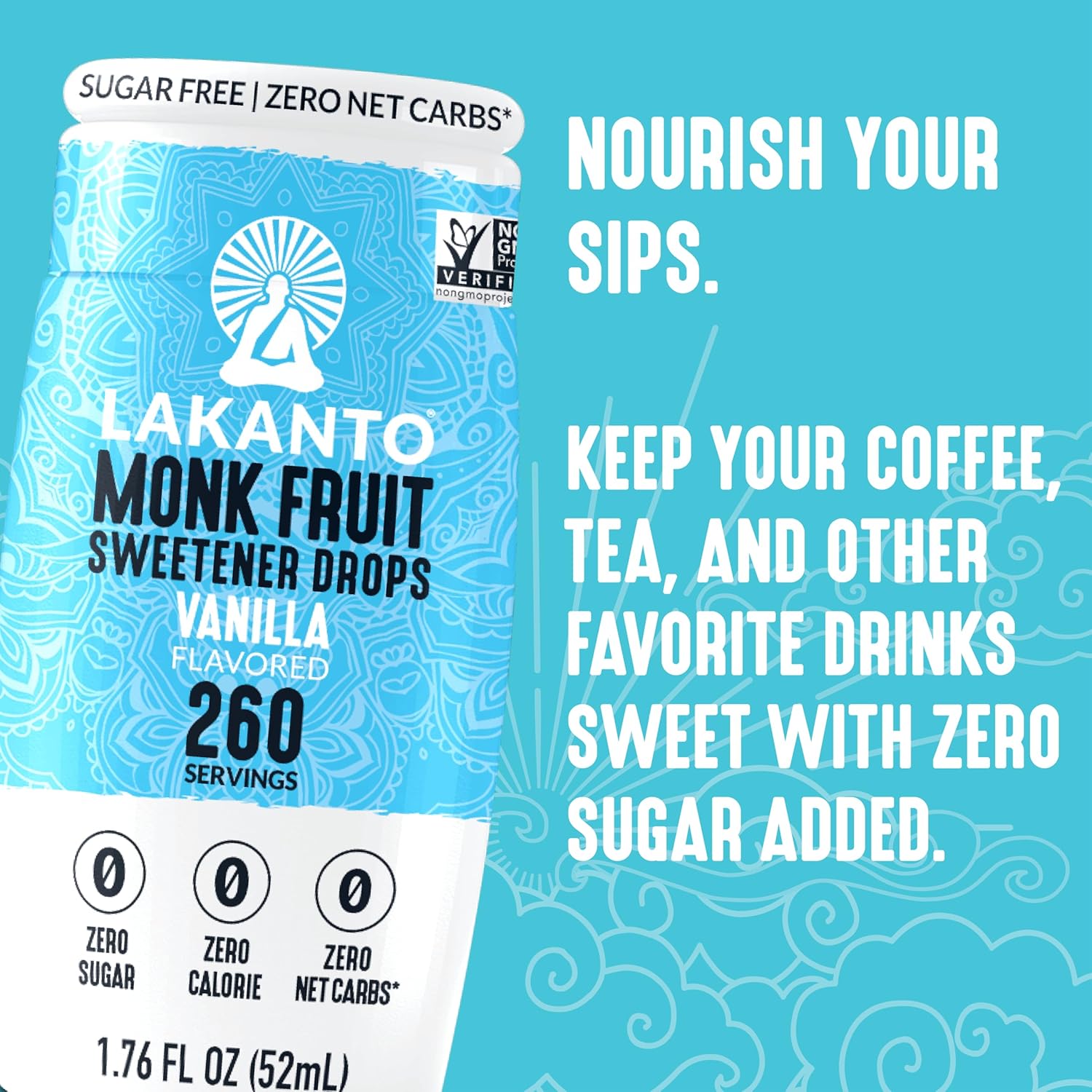 compatible with hot and cold beverages including coffee, tea, water, and smoothies