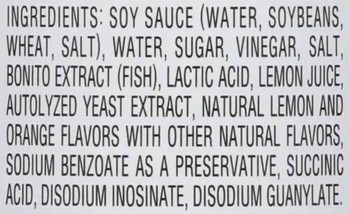 Kikkoman Ponzu Citrus Seasoned Dressing and Sauce, 15 Ounce – Light Citrus Dipping Sauce for Mindful Home Cooking