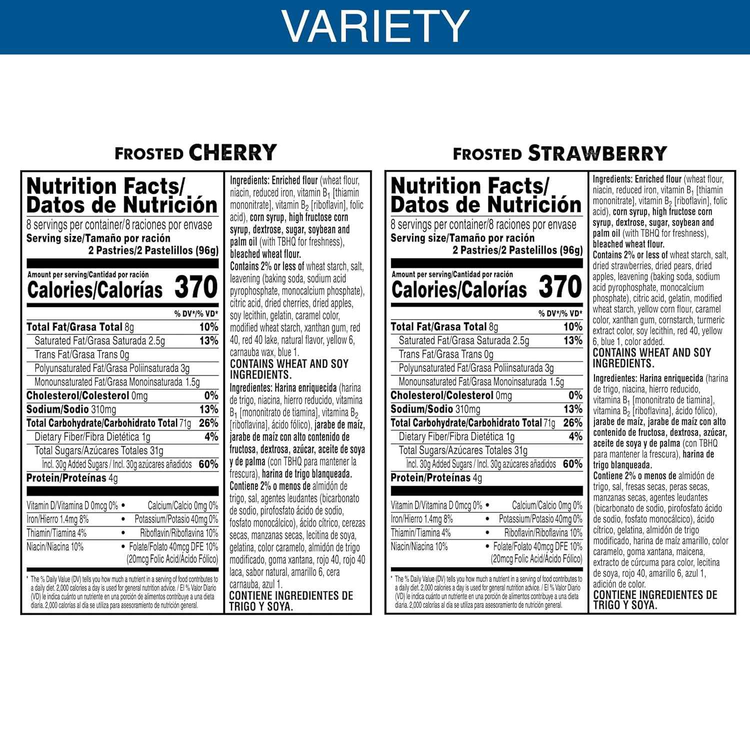 Kellogg's Pop-Tarts Variety Pack – Desk Snack Stash for Missed Mornings and Back-to-Back Meetings, 32 Count