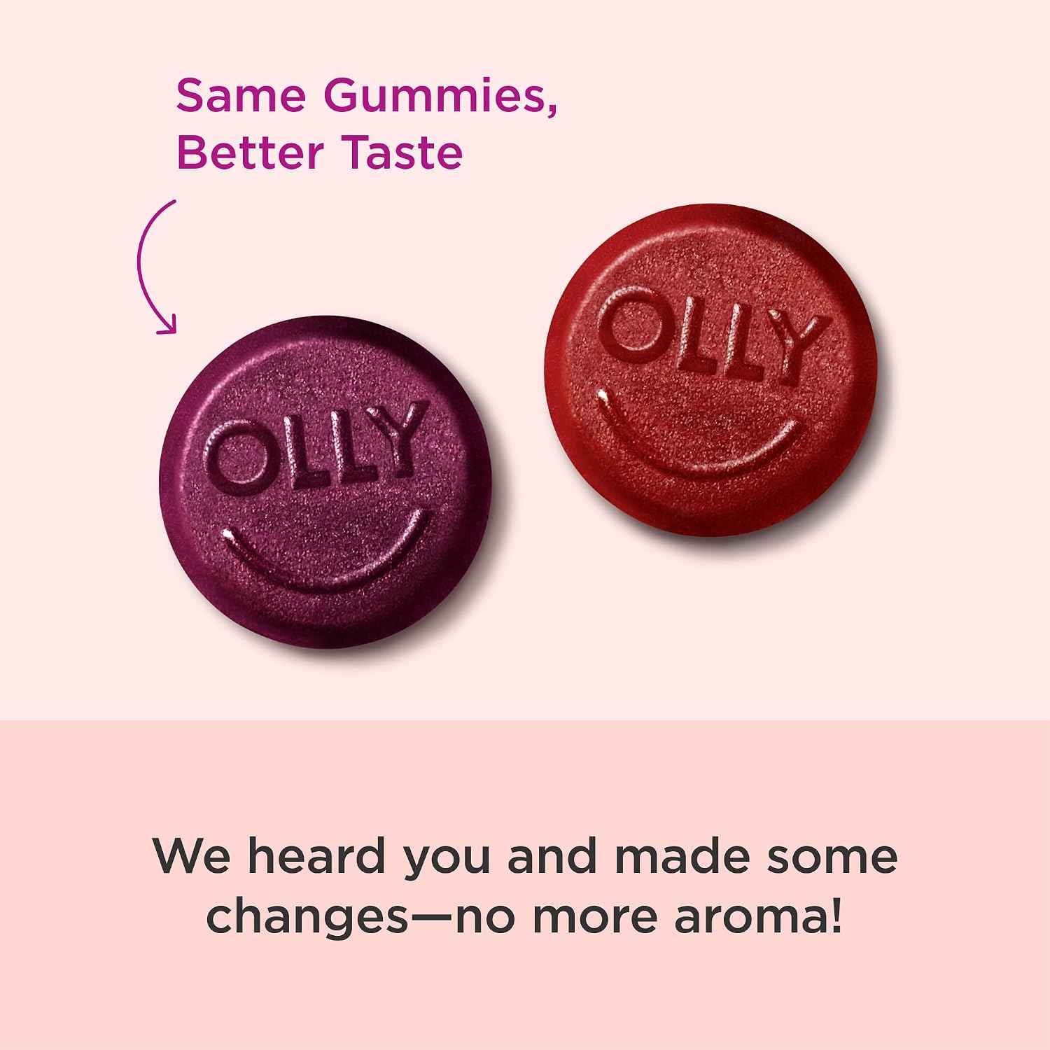 OLLY Men's Multivitamin Gummy – Morning Focus Support for Career-Driven Men, No Water Needed