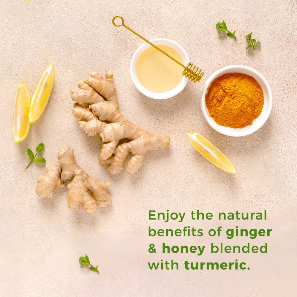 concentrated ginger extract equivalent to 14g raw ginger per sachet