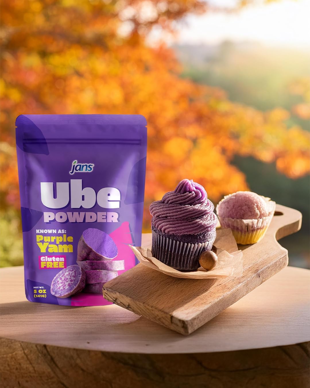 concentrated roasted ube flavor profile