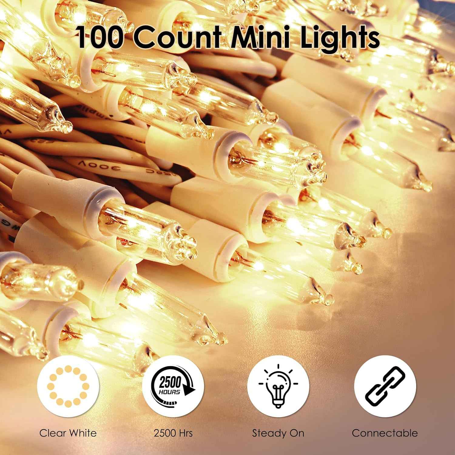 HOLIDAY HARVEST Christmas String Lights – Charming Housewarming Gift for New Homeowners