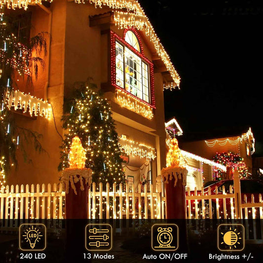 Brightown 240LED Fairy Lights 88ft – Thoughtful Birthday, Housewarming & Holiday Gift for Her with Timer & 13 Modes