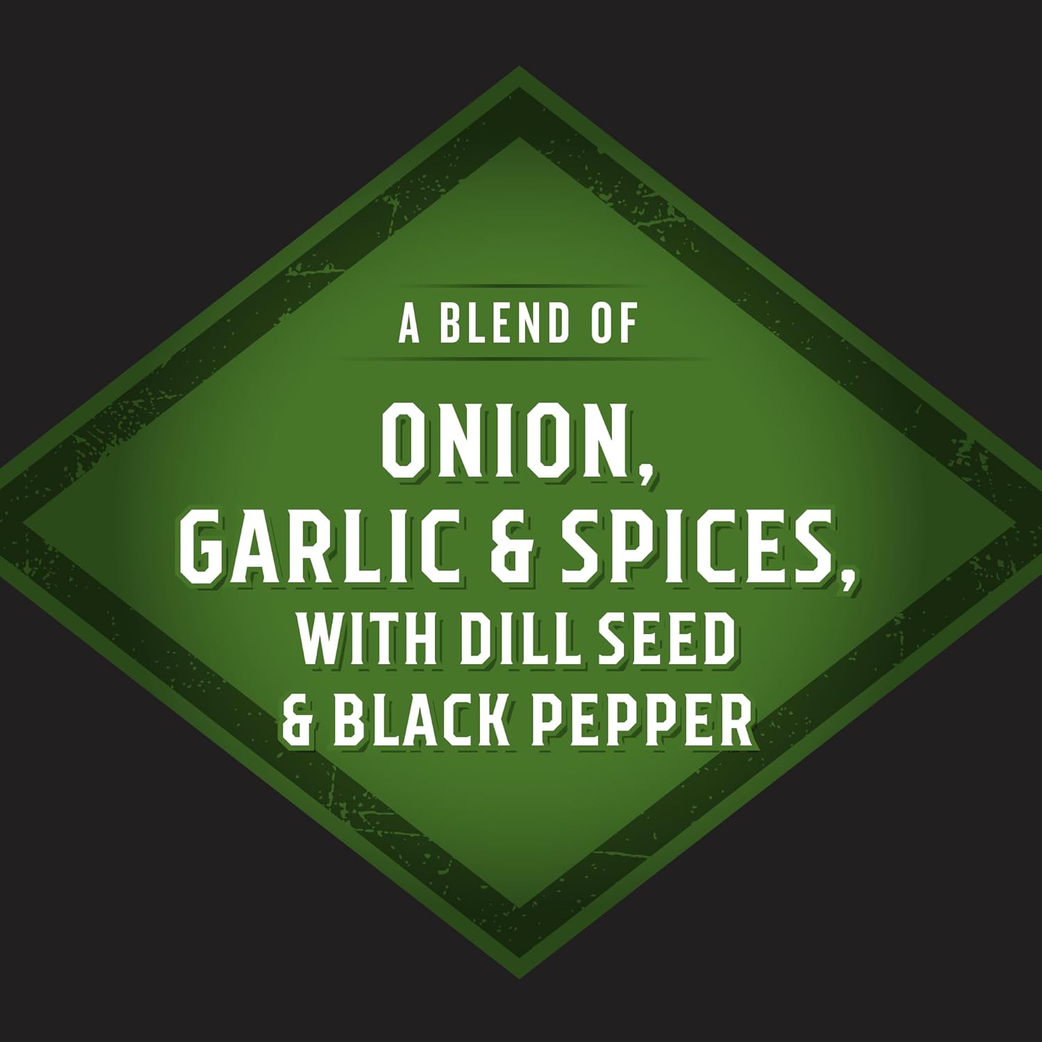 contains garlic in addition to dill