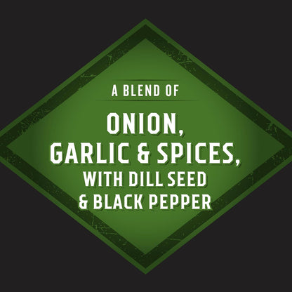 contains garlic in addition to dill