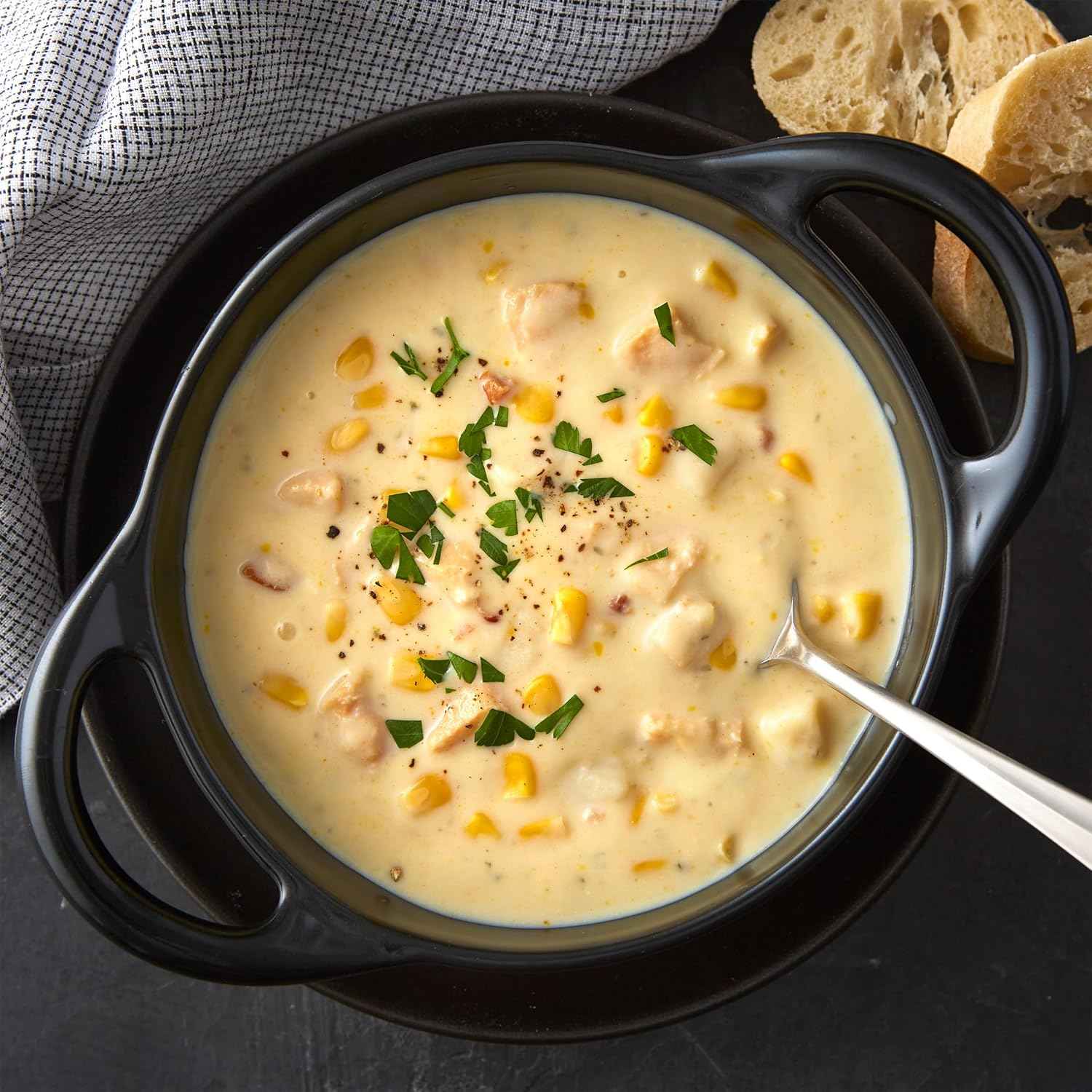 Progresso Gluten Free Chicken Corn Chowder — Wholesome Pantry Meal for Clean-Eating Households, 190 Calories per Serving, 18.5 oz