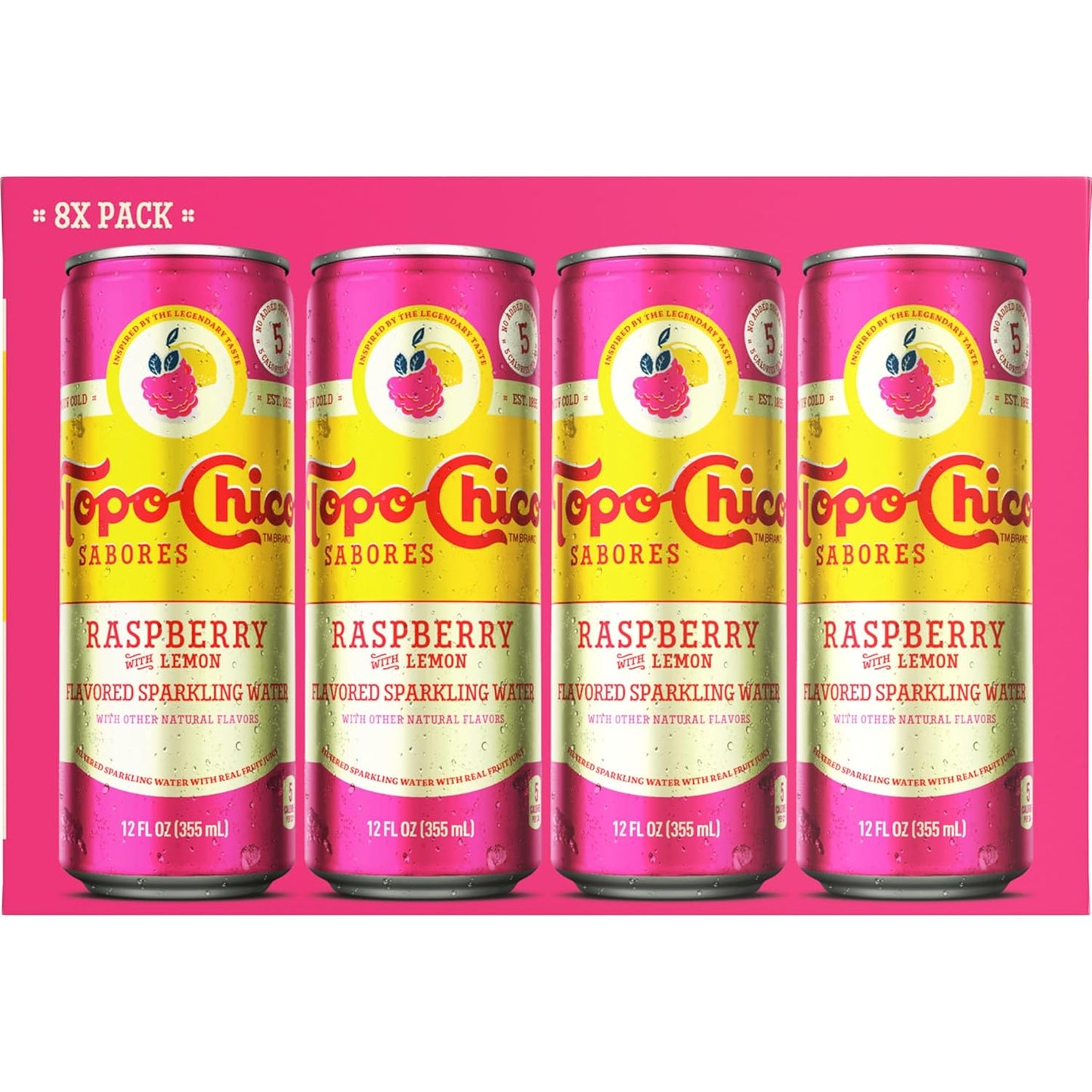 convenient 12 fl oz slim cans in packs of 8