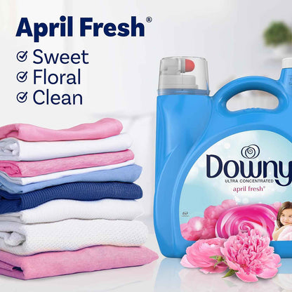 Downy Soft HE Liquid Fabric Conditioner, 150 Loads, Refined Home Laundry Finishing Touch for Curated Closets and Linen Storage Spaces