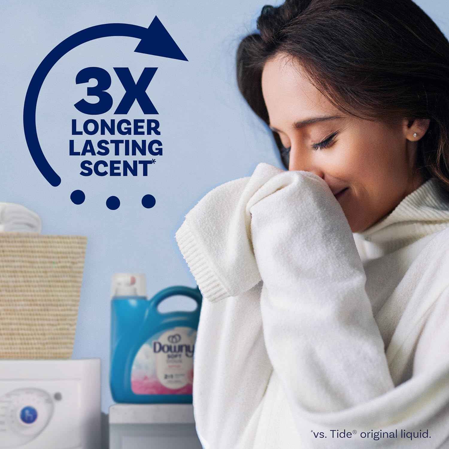 Downy Soft HE Fabric Softener Liquid, 111 fl oz, Gentle Wellness Laundry Softener for Blankets Pajamas and Cozy Self-Care Evenings