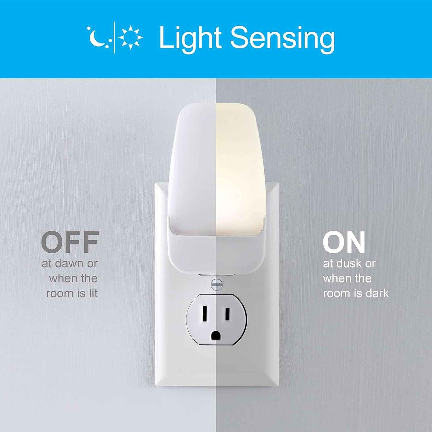 GE Night Light for Kids – Cool-to-Touch LED Plug-in for Toddler Room and Shared Sibling Bedroom