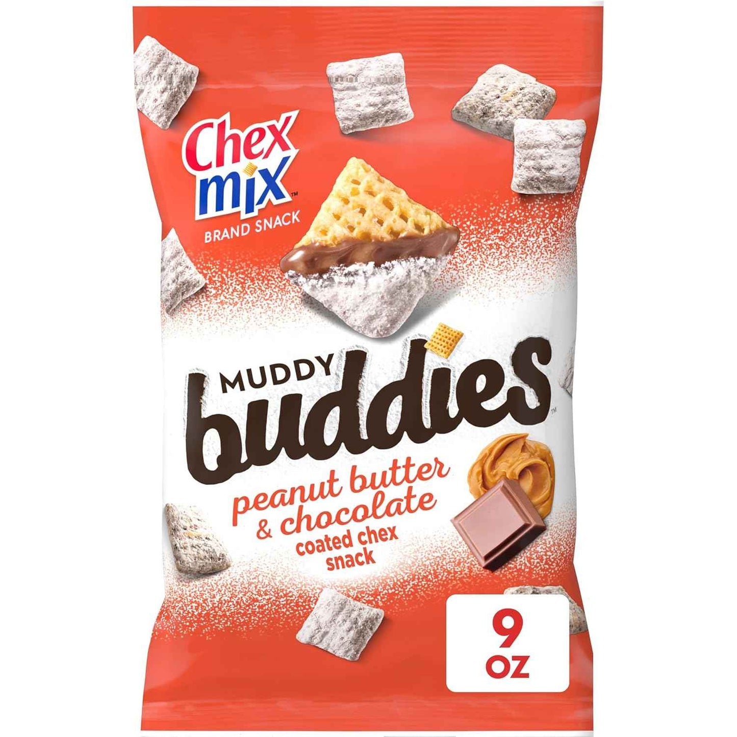 Chex Mix Muddy Buddies Peanut Butter and Chocolate Snack Mix – Hostess Gift Snack for Housewarmings, Holidays, and Game Nights