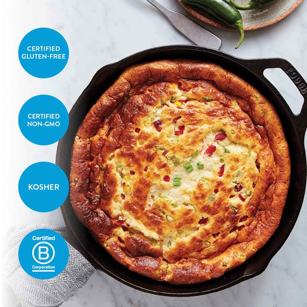 King Arthur Flour Gluten Free Cornbread + Muffin Mix – Nourishing Whole Grain Side for Mindful Home Cooking