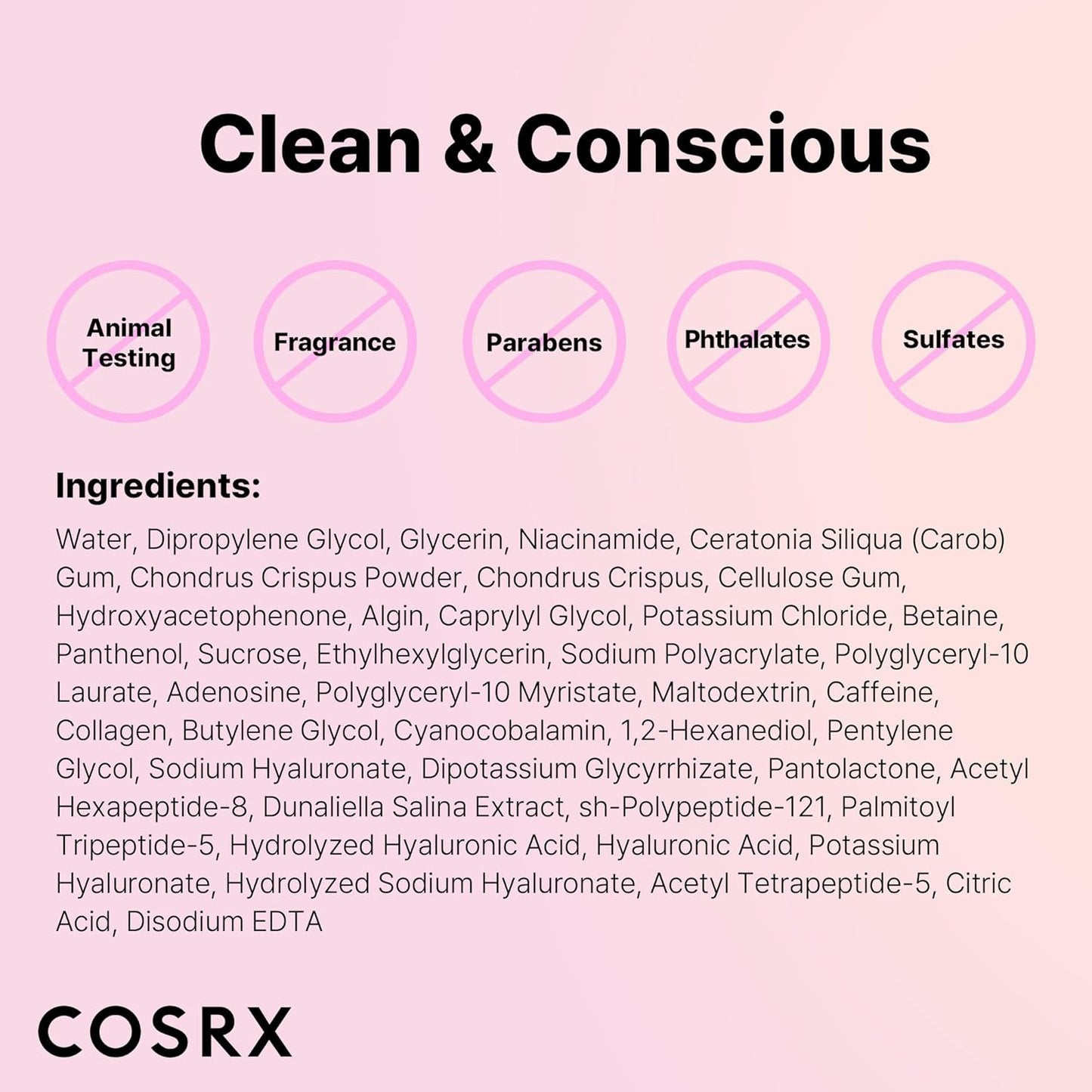 COSRX Pink Peptides Hydrogel Face Mask – Calming Overnight Self-Care Ritual for Bedtime Skincare Routine