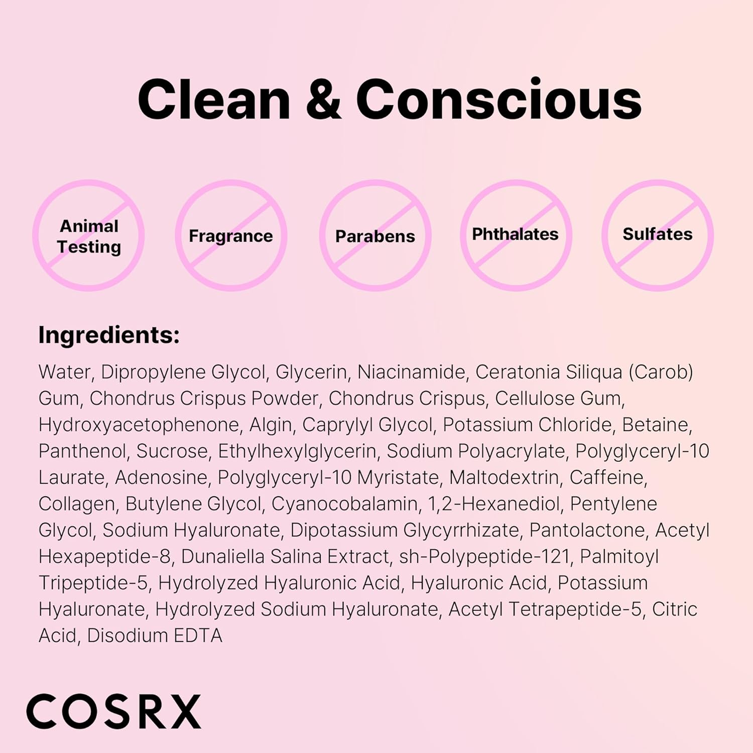 COSRX Pink Peptides Hydrogel Face Mask – Calming Overnight Self-Care Ritual for Bedtime Skincare Routine