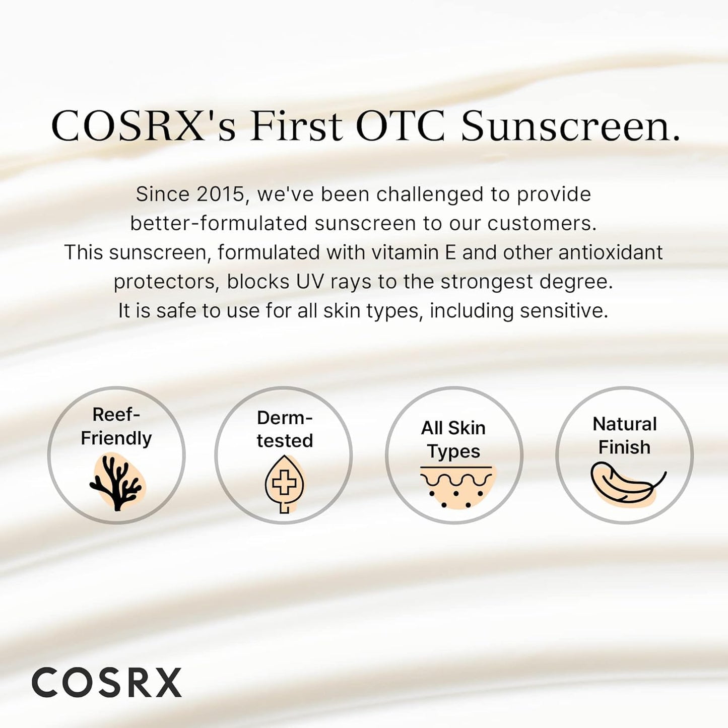 COSRX Vitamin E Vitalizing Sunscreen – Beach and Pool Day SPF 50, Water-Resistant Korean Face Sunscreen