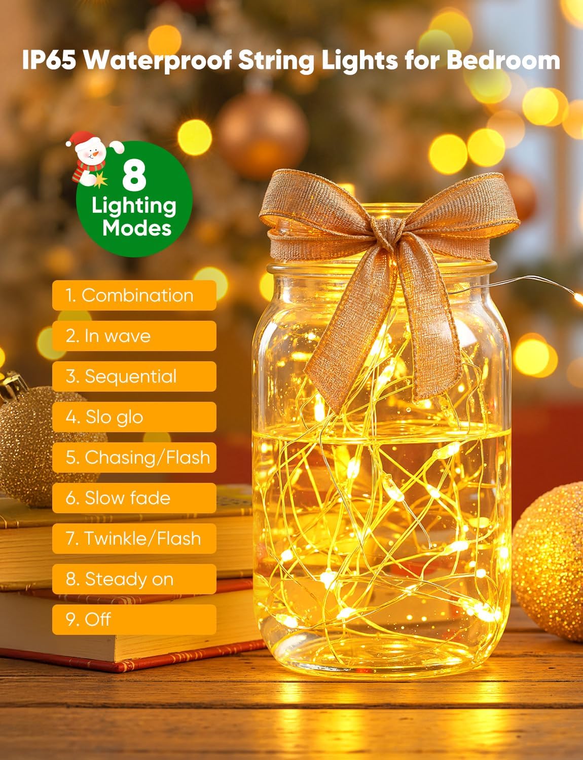 cr2032 battery operation with included batteries delivering 72+ hours of continuous lighting