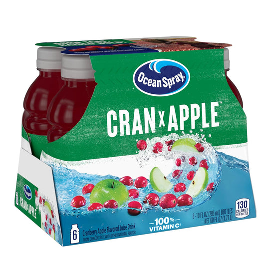 cranberry and apple juice blend made from real juice concentrate