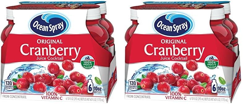 Cranberry Cocktail Juice Drink - 10 Fl Oz (Pack of 12)