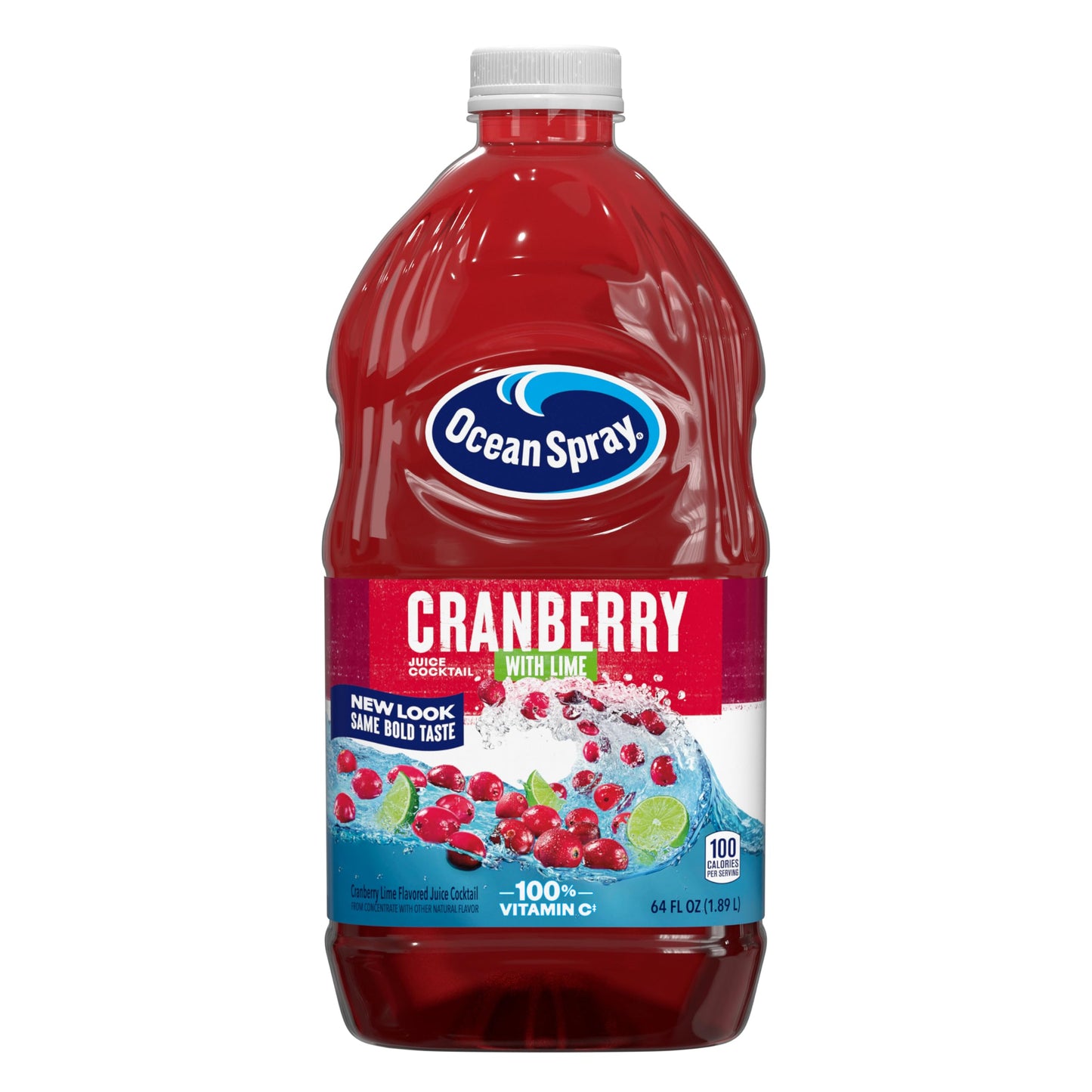 cranberry, lime - 64 Fl Oz (Pack of 1)