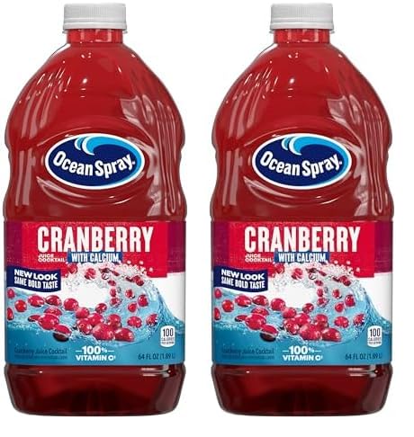 Cranberry w/ Calcium - 64 Fl Oz (Pack of 2)