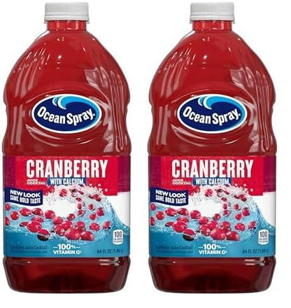 Cranberry w/ Calcium - 64 Fl Oz (Pack of 2)
