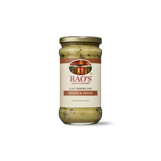creamy chicken broth base in authentic italian style