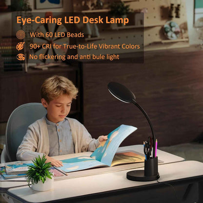 AromaX Glow – Child-Safe Study Lamp for Elementary Desk and Bedroom Nightstand