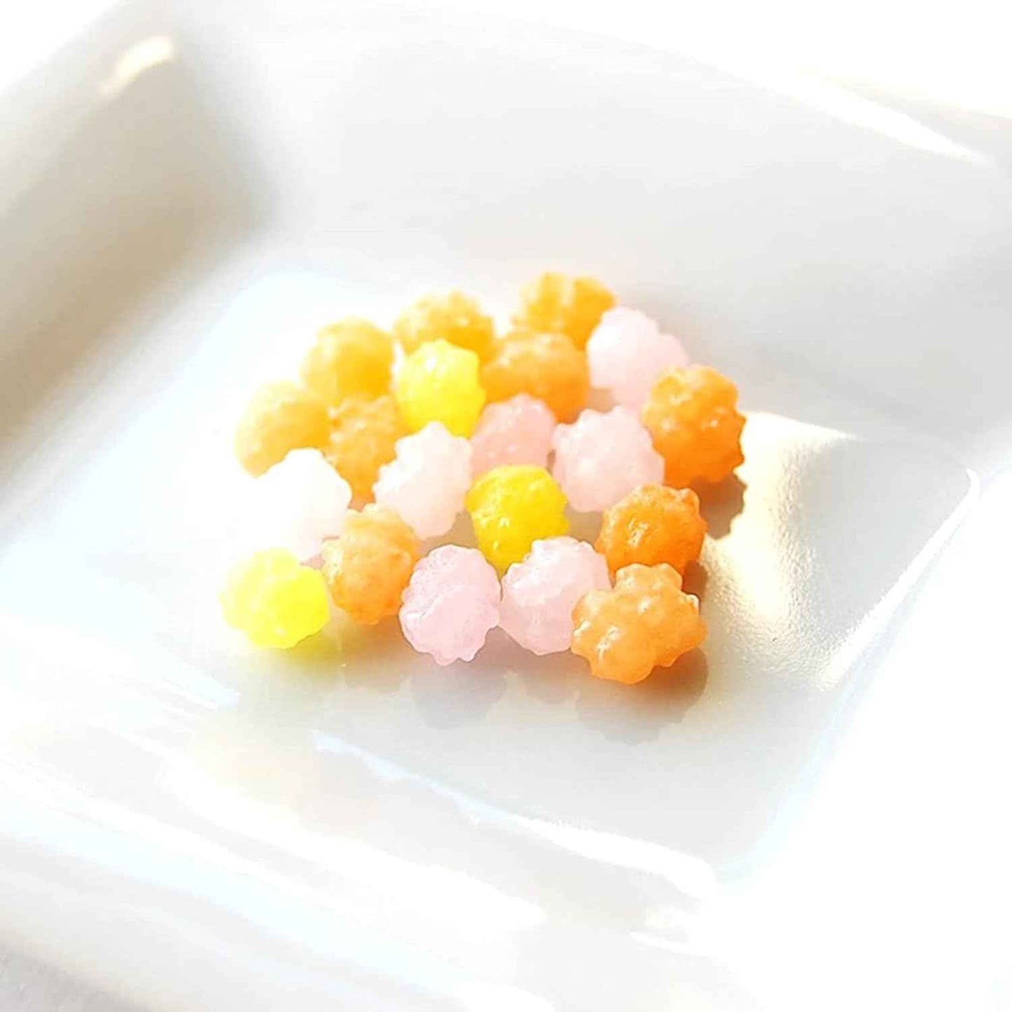 MARUTA Candy Konpeito – Japanese Sugar Candy Party Favors, 50 Individually Wrapped Hanatsume Sweets for Birthday & Holiday Gift Bags