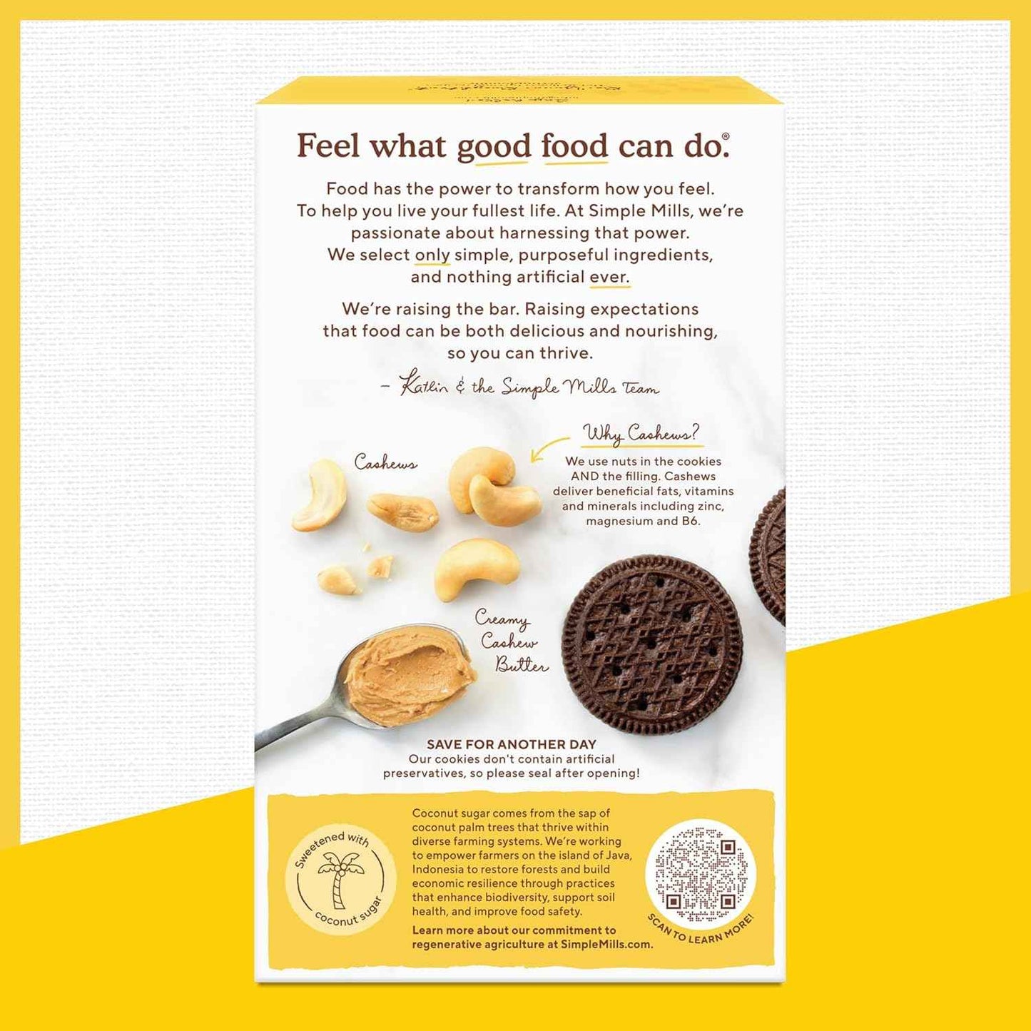Simple Mills Cocoa Cashew Crème Cookies – Safe Lunchbox Treat for Allergy-Aware Classrooms