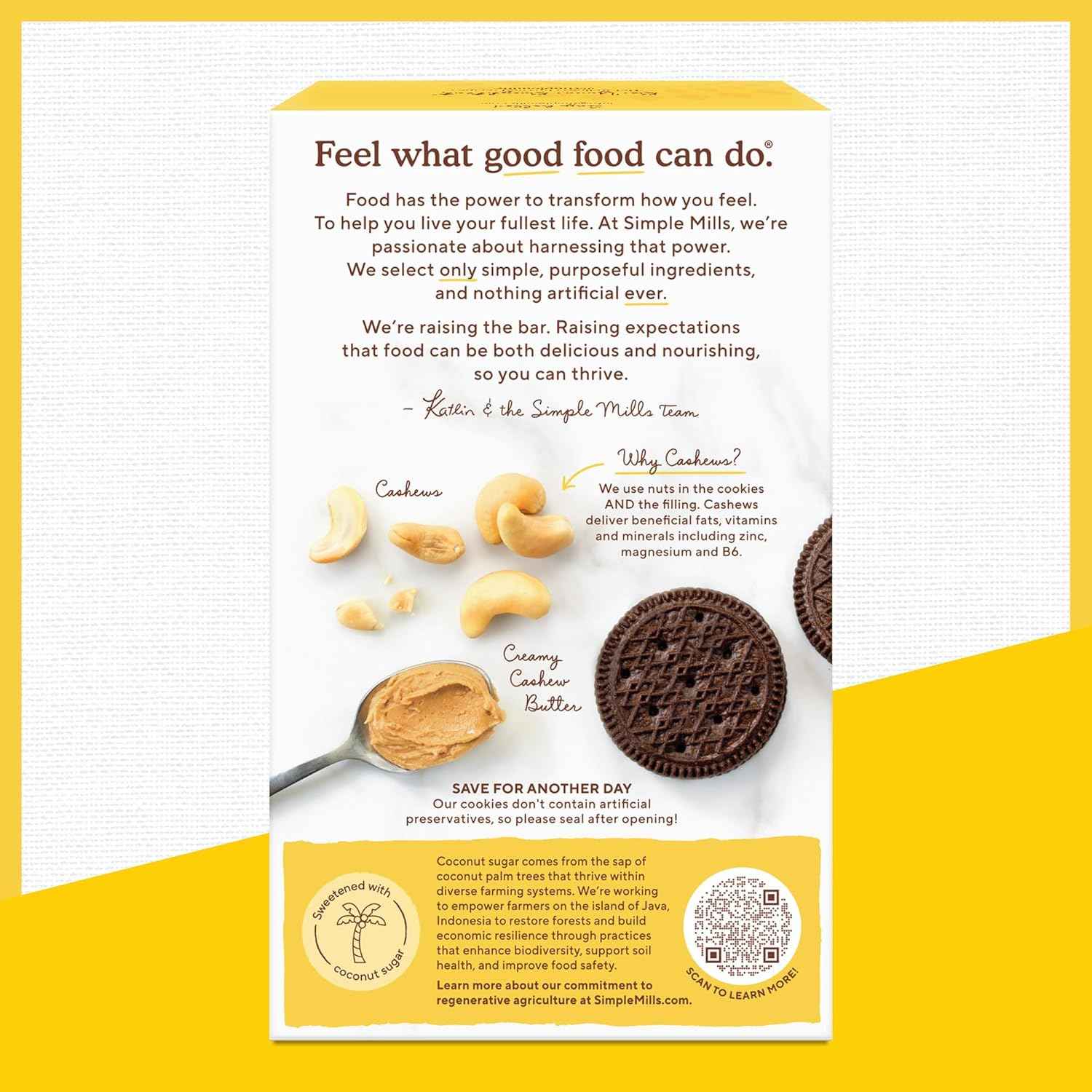 Simple Mills Cocoa Cashew Crème Cookies – Safe Lunchbox Treat for Allergy-Aware Classrooms