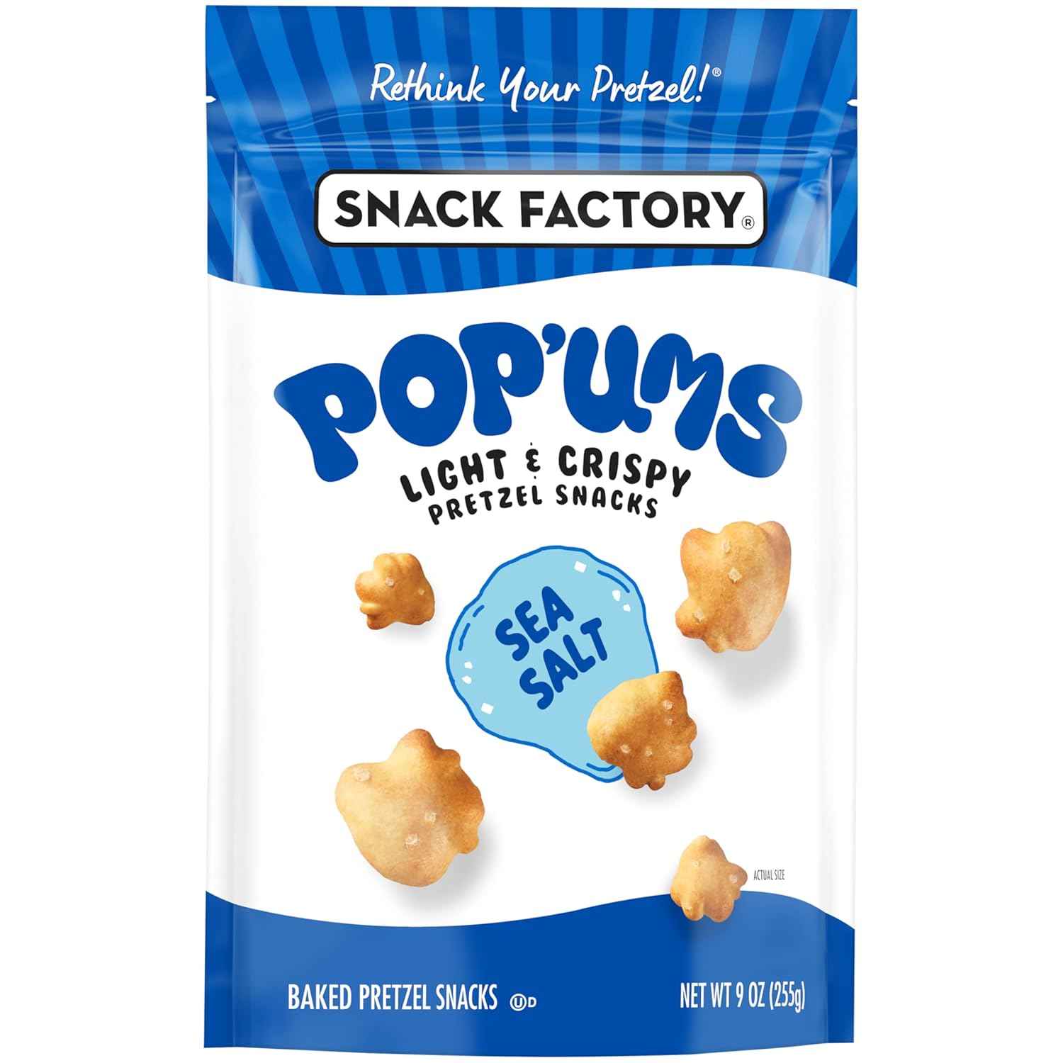 Snack Factory Pop'ums Pretzel Snacks – Lunchbox-Ready Crunchy Bite for School and After-School